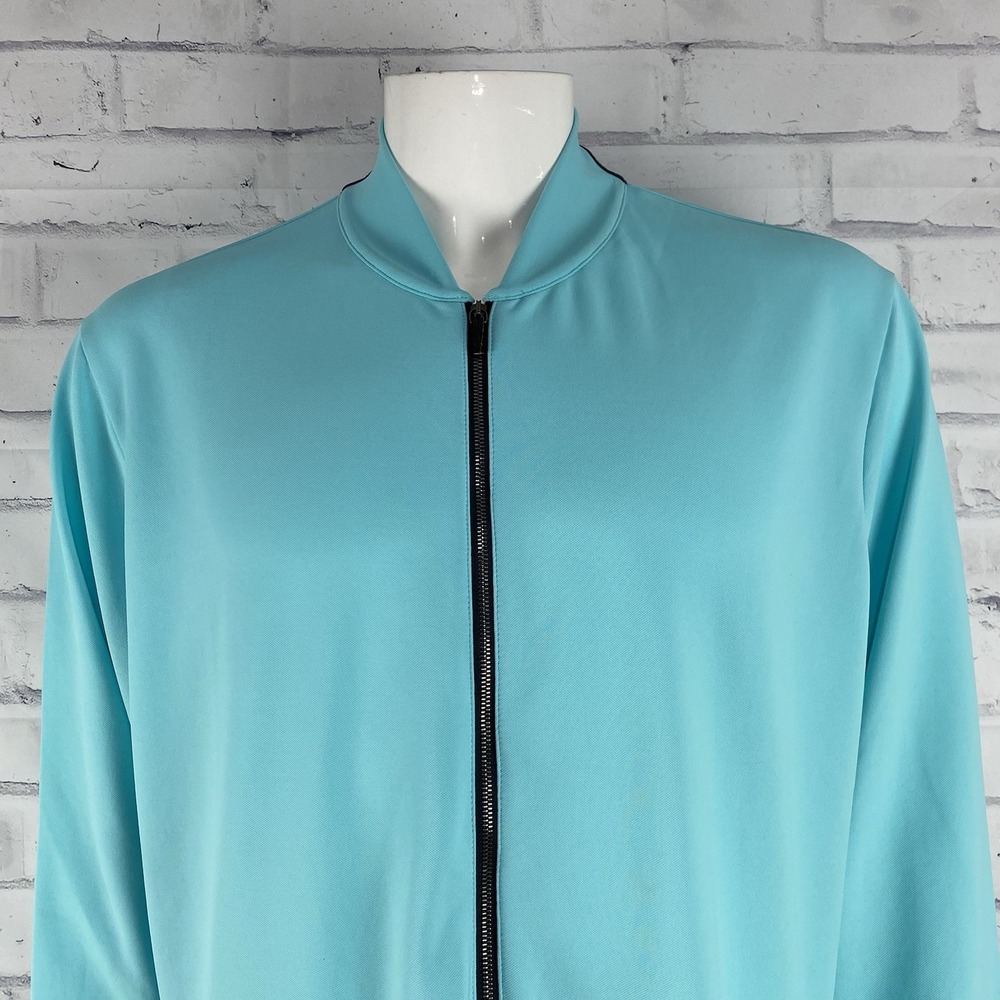 Greyson Siaconset‎ Jacket Men's XL Full Zip Skystone Blue Blade Collar Golf NWT - Picture 2 of 14